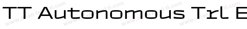 TT Autonomous Trl Bo字体转换